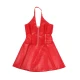 Rochie Dantelă cu Fermuar - Roșu, L/XL