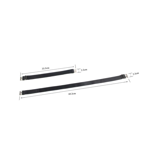 SUBBLIME - Ineluri pentru picioare tip leg rings, Negru