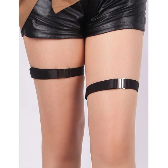 SUBBLIME - Ineluri pentru picioare tip leg rings, Negru