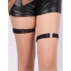 SUBBLIME - Ineluri pentru picioare tip leg rings, Negru