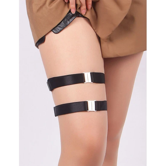 SUBBLIME - Ineluri pentru picioare tip leg rings, Negru