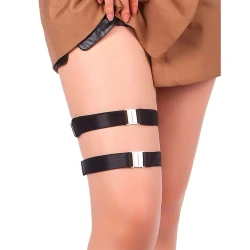 SUBBLIME - Ineluri pentru picioare tip leg rings, Negru