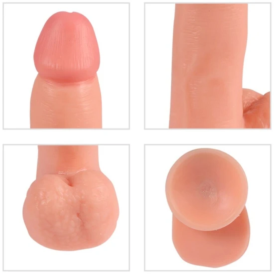 Dildo vibrator cu telecomandă, 21 cm