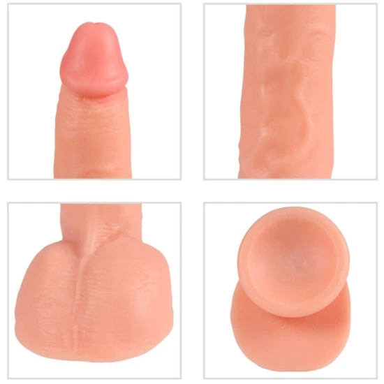 DILDO VIBRANT CU CONTROL LA DISTANȚĂ, 24.5 CM