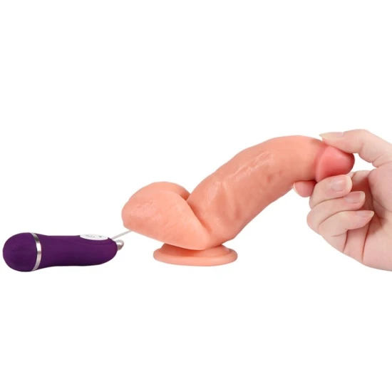 DILDO VIBRATOR CU TELECOMANDĂ, 16 CM