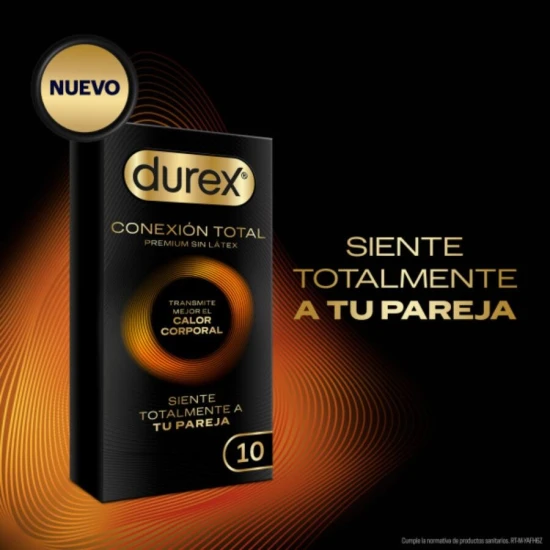 Prezervative Durex - Total Connection Ultra Fine Plus, 10 Unități