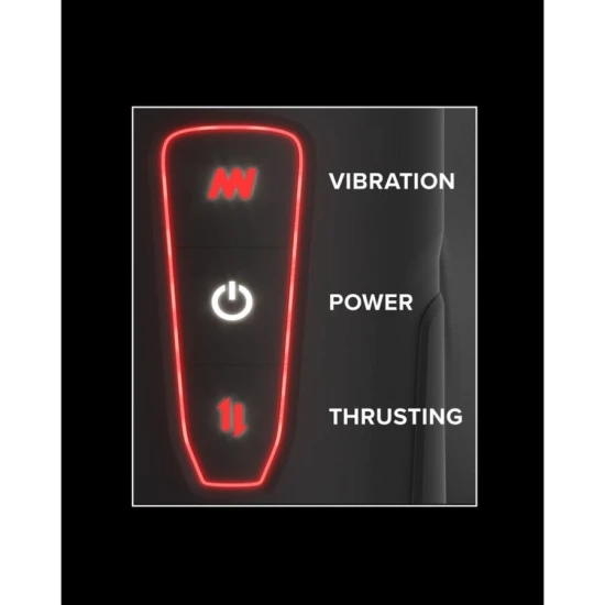 Masturbator automat cu încălzire, vibrații și împingeri, Milk Me Hotter