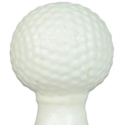Set de prezervative decorative pictate manual, tip minge de golf, Roz