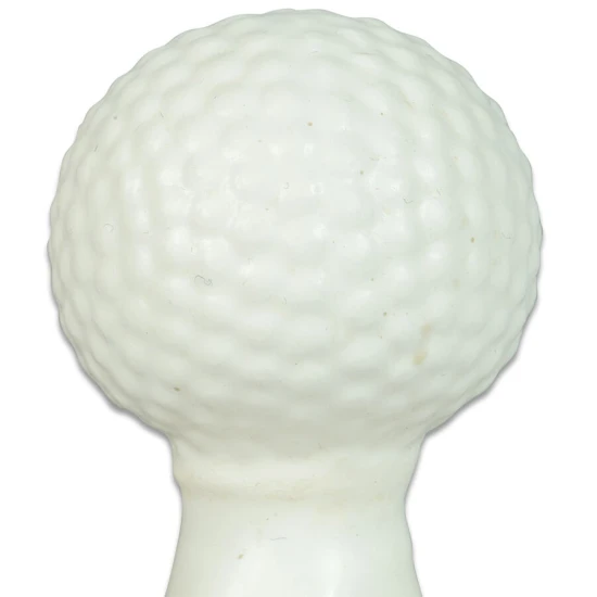 Set de prezervative decorative pictate manual, tip minge de golf, Roz