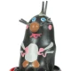 Set de prezervative decorative pictate manual, Roz