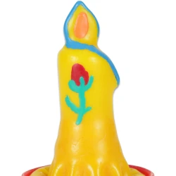 Lumânare cu prezervative decorative pictate manual
