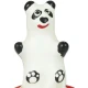Set de prezervative decorative pictate manual, model Panda, Roz/Negru
