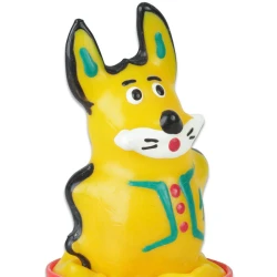 Set de prezervative decorative pictate manual Model chinezesc cu iepure, Roz