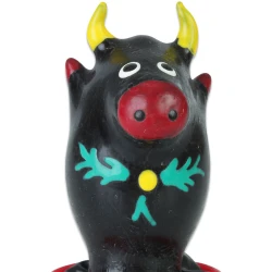 Set de prezervative decorative pictate manual, Negru