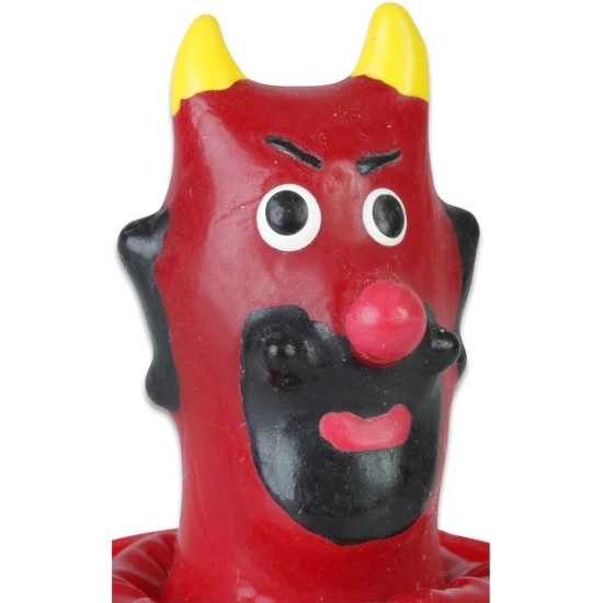 Prezervative decorative pictate manual, Model Devils Mouth, Culoare multicoloră