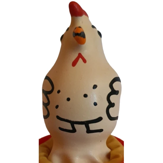 Prezervative decorative pictate manual, Cocoș obraznic