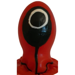 Set de prezervative decorative pictate manual, model cerc