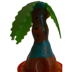Set de prezervative decorative, pictate manual, Palm Tree