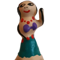 Set de prezervative decorative pictate manual, Hula Girl