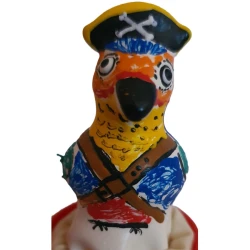 Set de prezervative decorative pictate manual, Căpitan Parrot