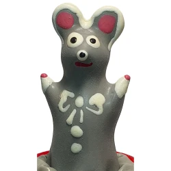 Set de prezervative decorative pictate manual, model Mouse 2
