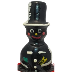 Set de prezervative decorative pictate manual, model Măturător de coșuri, 2