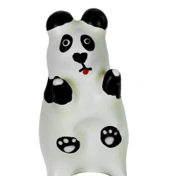 Set de prezervative decorative pictate manual, model Panda, XL