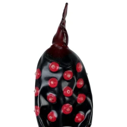 Seturi de prezervative novelty pictate manual, Negru, FAKIR XL