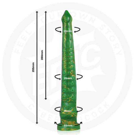 DILDO Hylos, Green Flash, Verde