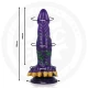 Dildo Crocotta - Mystic Aurora, Multicolor, Unic