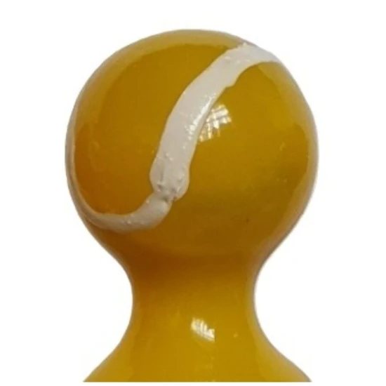 Set de prezervative decorative, pictate manual, minge de tenis