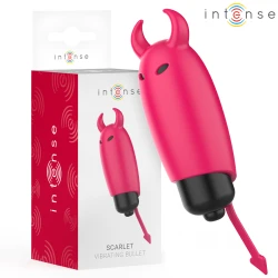 Vibrator Scarlet - Demon Vibrant, Roșu, 9.3 x 2.4 cm