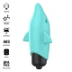 INTENSE - DILDO VIBRATOR TIP GLONȚ, Dolphin Blue, 8 x 4.7 cm