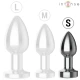 INTENSE - Plug Anal, Metal, cu telecomandă, 10 moduri de vibrații, S