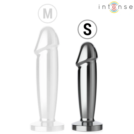 INTENSE - Plug anal tip dildo, S, Roz - 10 moduri de vibrații, cu telecomandă