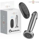 INTENSE - Plug anal tip dildo, S, Roz - 10 moduri de vibrații, cu telecomandă