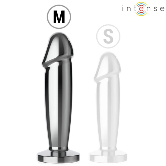 INTENSE - Plug anal, metal, 10 moduri de vibrații, telecomandă