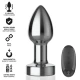 INTENSE - Plug Anal, Metal, cu telecomandă, 10 moduri de vibrații, S