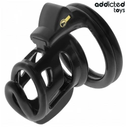Cușcă penis, Model Gilded Cage, Negru, 8,5 cm