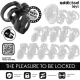 Adicted Toys - Colivie pentru penis tip încuietoare, 9 cm, Negru