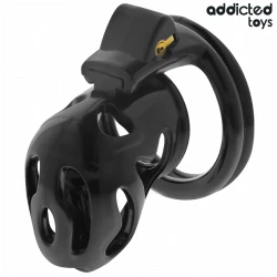 Cușcă de castitate blocată, Penis Cage, Sigilată, 8 cm