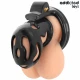 Cușcă de castitate blocată, Penis Cage, Sigilată, 8 cm