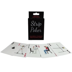 Set de cărți de joc Tip Poker Strip, Negru