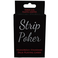 Set de cărți de joc Tip Poker Strip, Negru