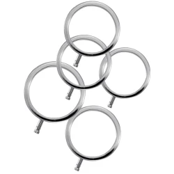 Inele metalice pentru penis, set de 5