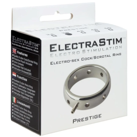 Inel penis electro-magnetic din metal, 42 mm