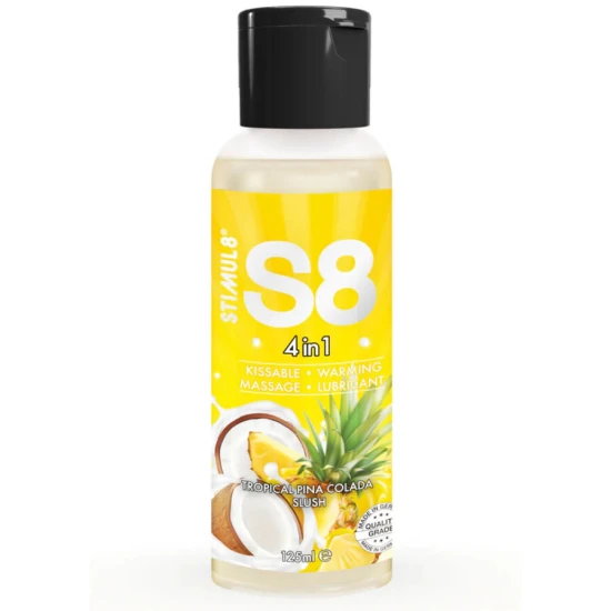 S8 4 în 1, Pina Colada, Desert, Lubrifiant, 125 ml