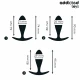 Set 3 dopuri anale din silicon, Model 2