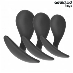 Set 3 dopuri anale din silicon, Model 3