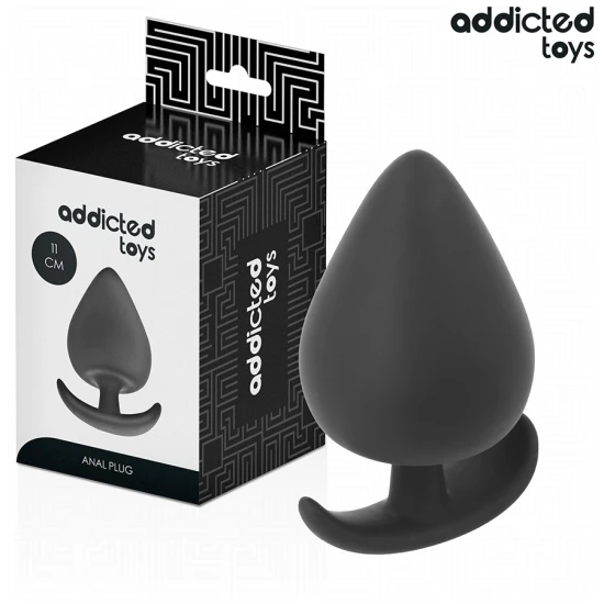 Plug anal din silicon, XXL, 11 cm